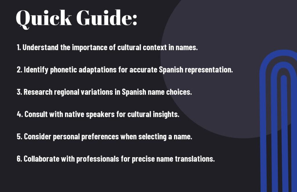 Spanish Translations of Names: Navigating the World of Names